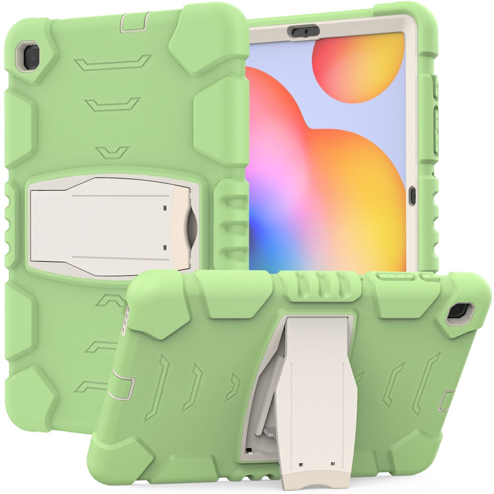 Samsung Galaxy Tab S6 Lite silicone cover with kickstand - Matcha Green