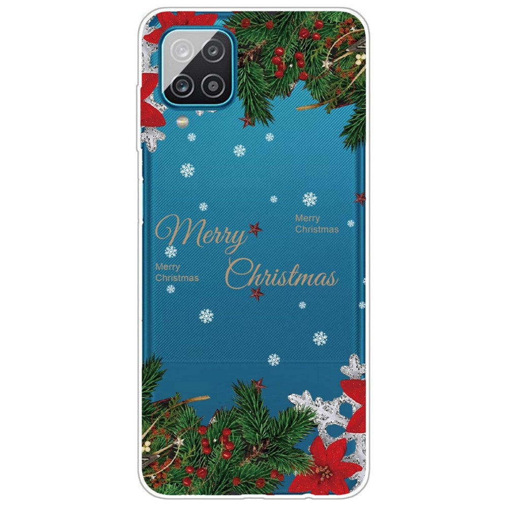 Christmas Samsung Galaxy M53 5G case - Pines and Snowflakes