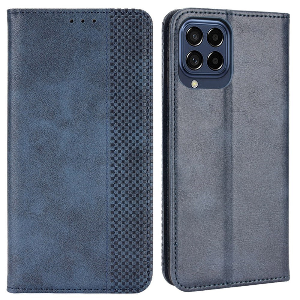 Bofink Vintage Samsung Galaxy M53 5G leather case - Blue