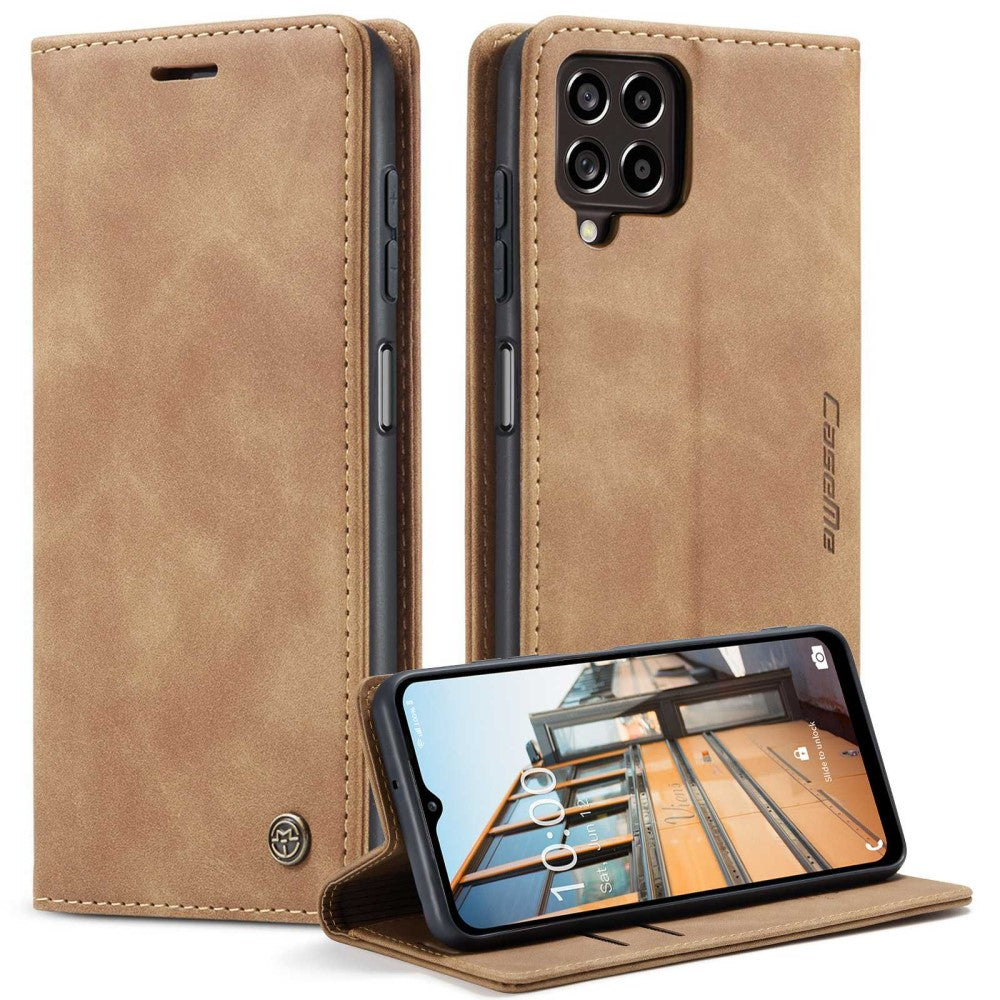 CaseMe Samsung Galaxy M53 5G Vintage Case - Brown
