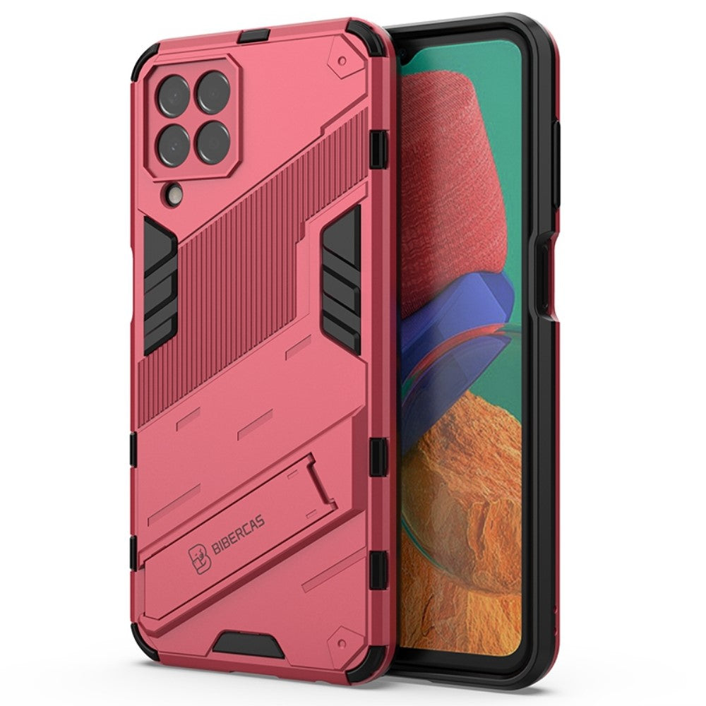 Shockproof hybrid cover with a modern touch for Samsung Galaxy M33 5G - Rose