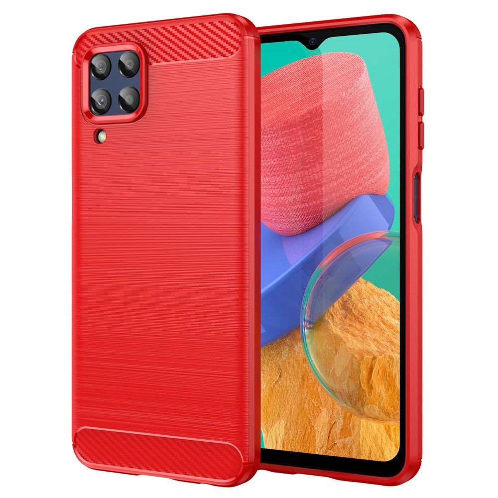 Carbon Flex case - Samsung Galaxy M33 5G - Red