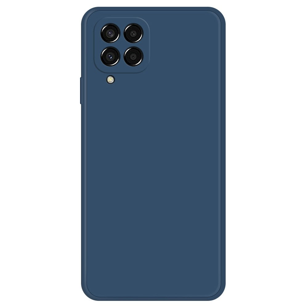 Beveled anti-drop rubberized cover for Samsung Galaxy M33 5G - Dark Blue