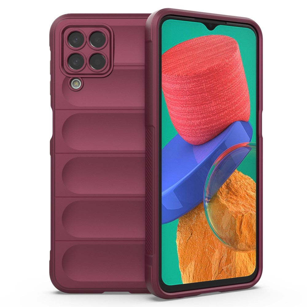 Soft gripformed cover for Samsung Galaxy M33 5G - Wine Red
