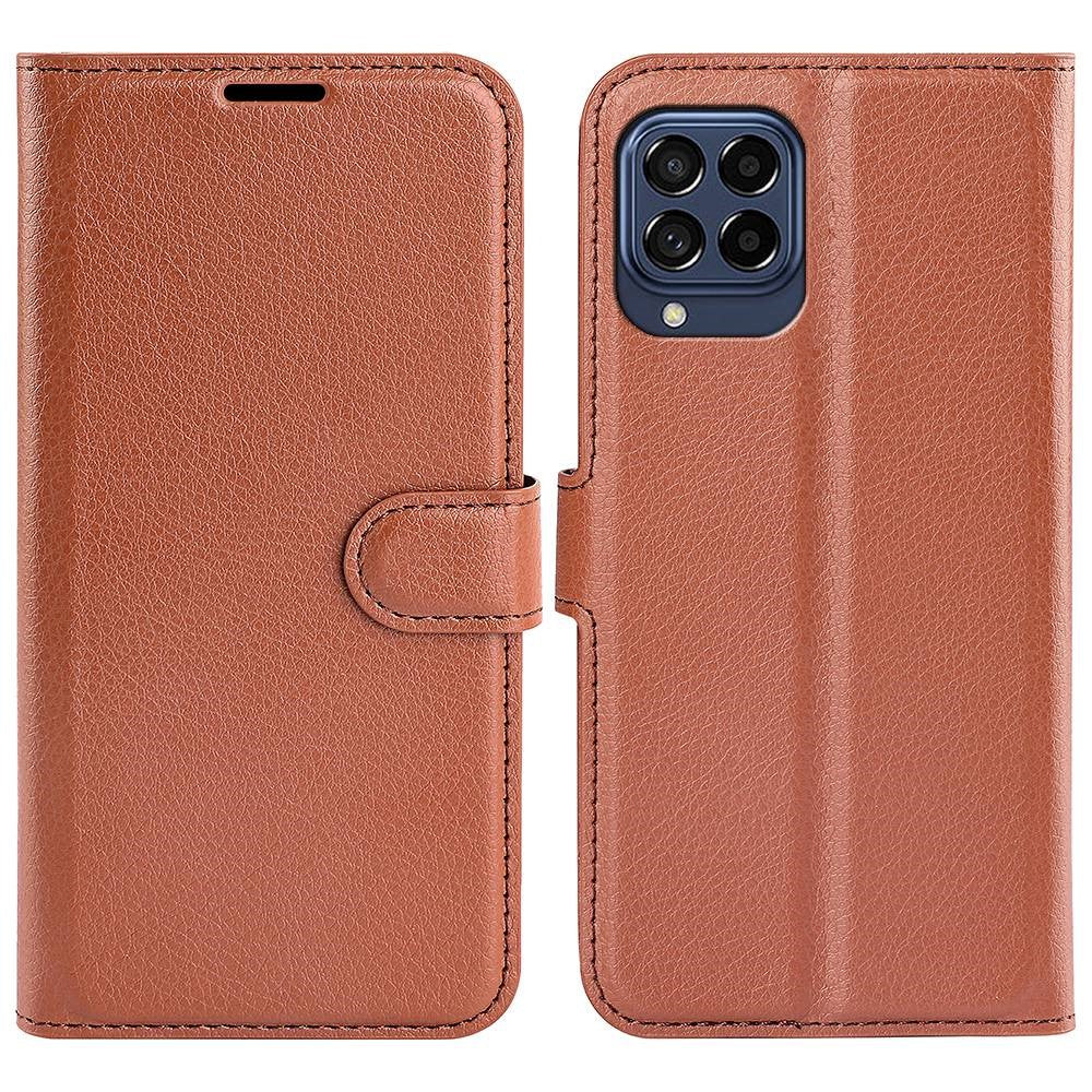 Classic Samsung Galaxy M33 5G flip case - Brown