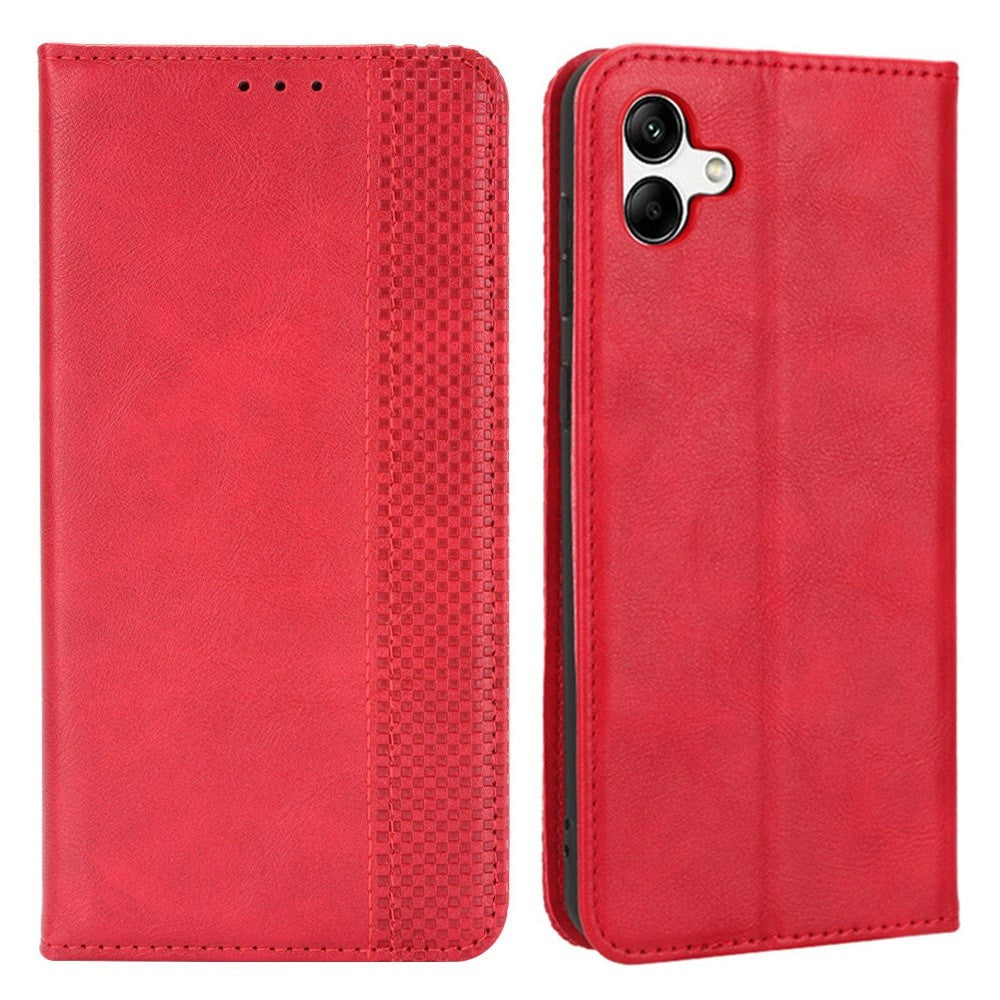 Bofink Vintage Samsung Galaxy A04 leather case - Red