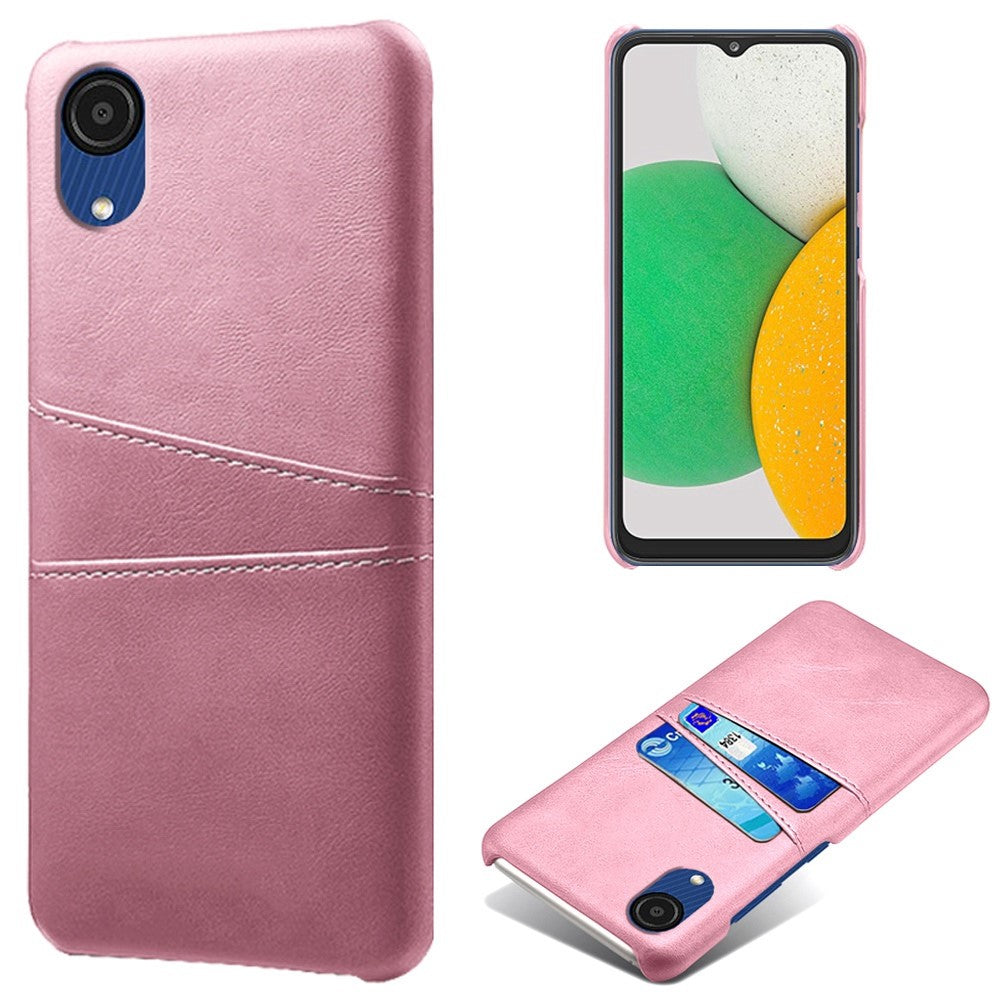Dual Card case - Samsung Galaxy A23e - Rose Gold