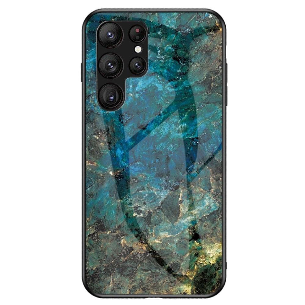 Fantasy Marble Samsung Galaxy S23 Ultra cover - Emerald Marble