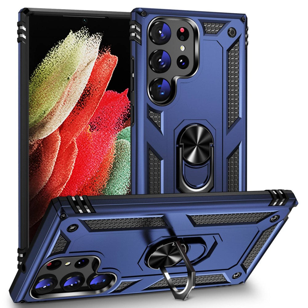 Bofink Combat Samsung Galaxy S23 Ultra case - Blue