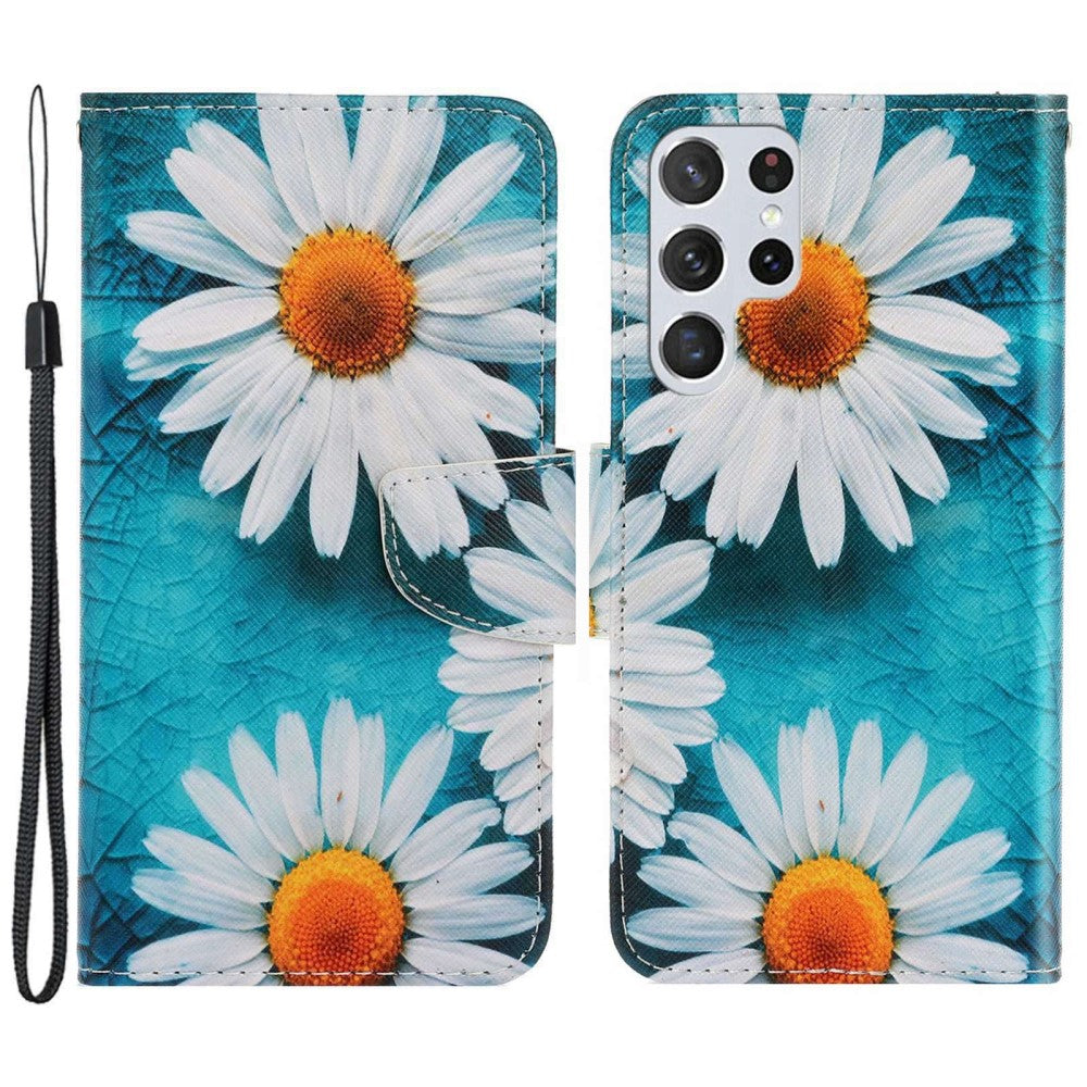 Wonderland Samsung Galaxy S23 Ultra flip case - Chrysanthemum