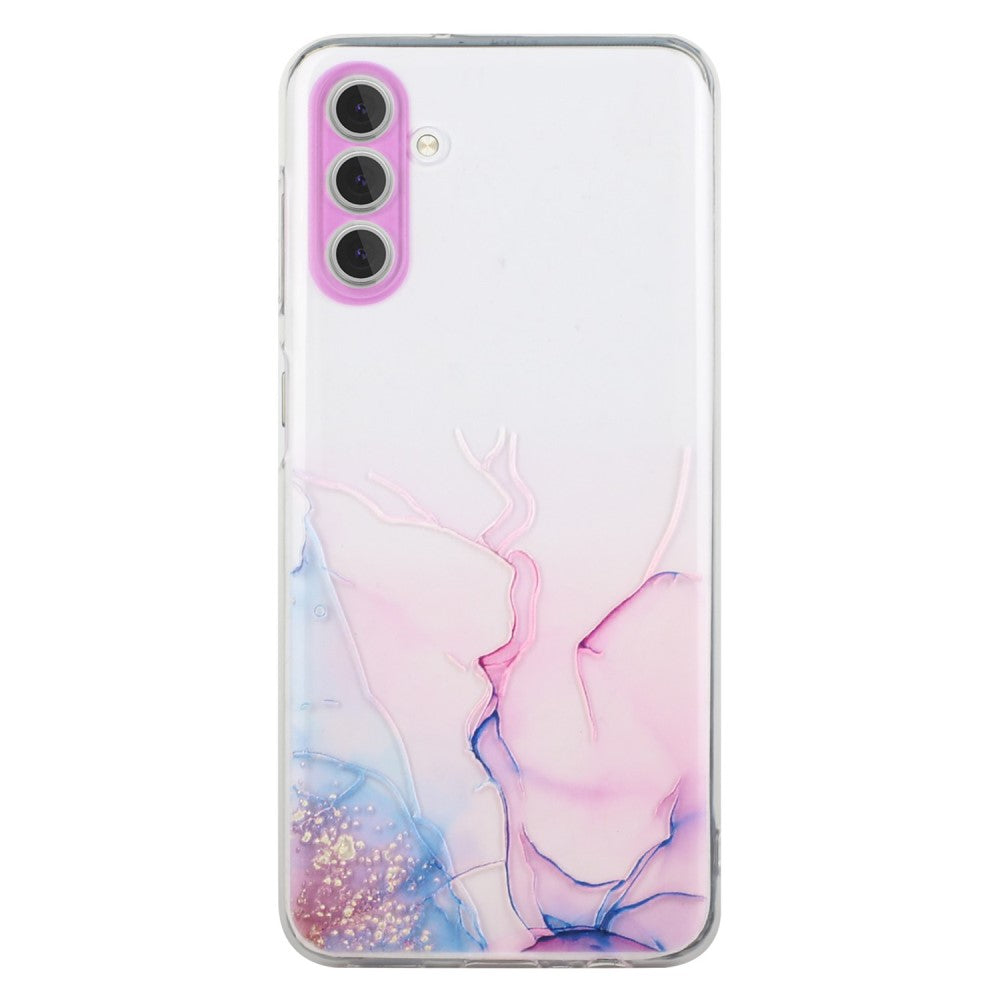 Marble Samsung Galaxy S23 Plus case - Purple