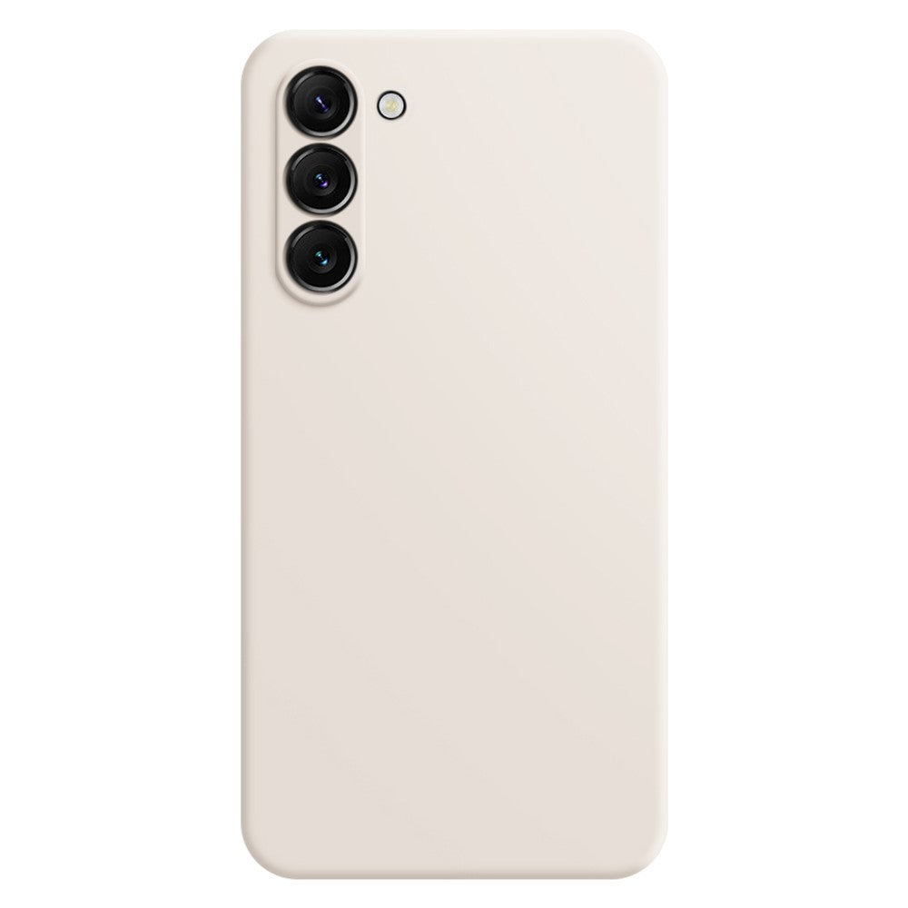 Beveled anti-drop rubberized cover for Samsung Galaxy S23 Plus - Beige