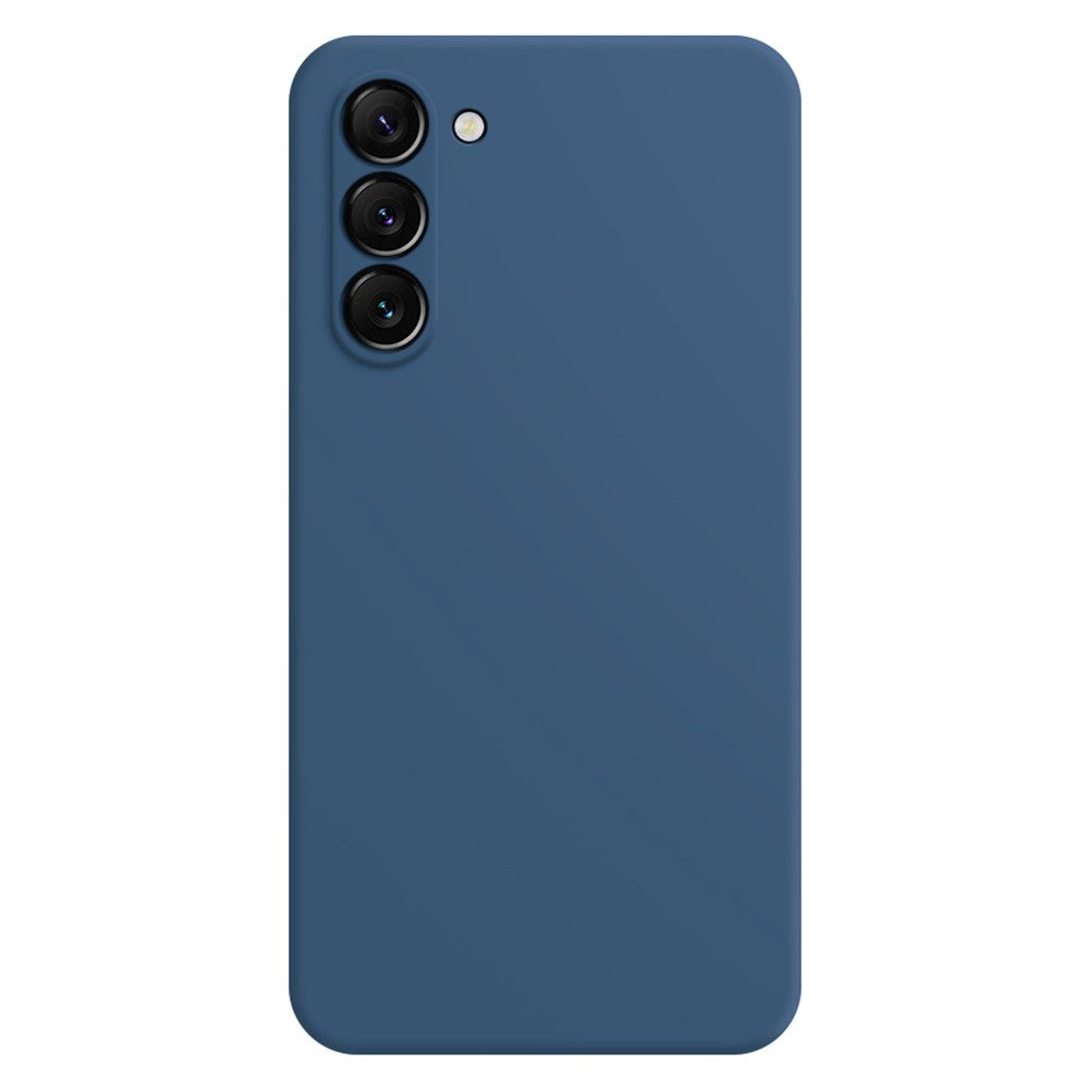 Beveled anti-drop rubberized cover for Samsung Galaxy S23 Plus - Dark Blue