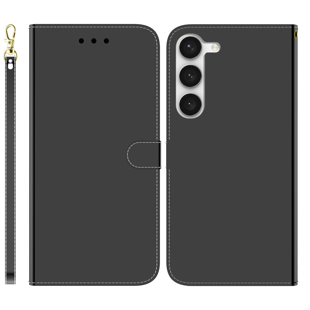 Mirror Samsung Galaxy S23 Plus flip case - Black