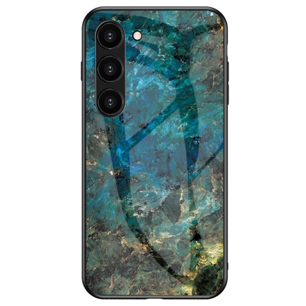 Fantasy Marble Samsung Galaxy S23 cover - Emerald Marble