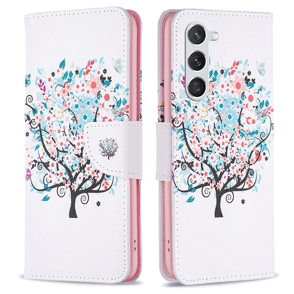 Wonderland Samsung Galaxy S23 flip case - Flower Tree