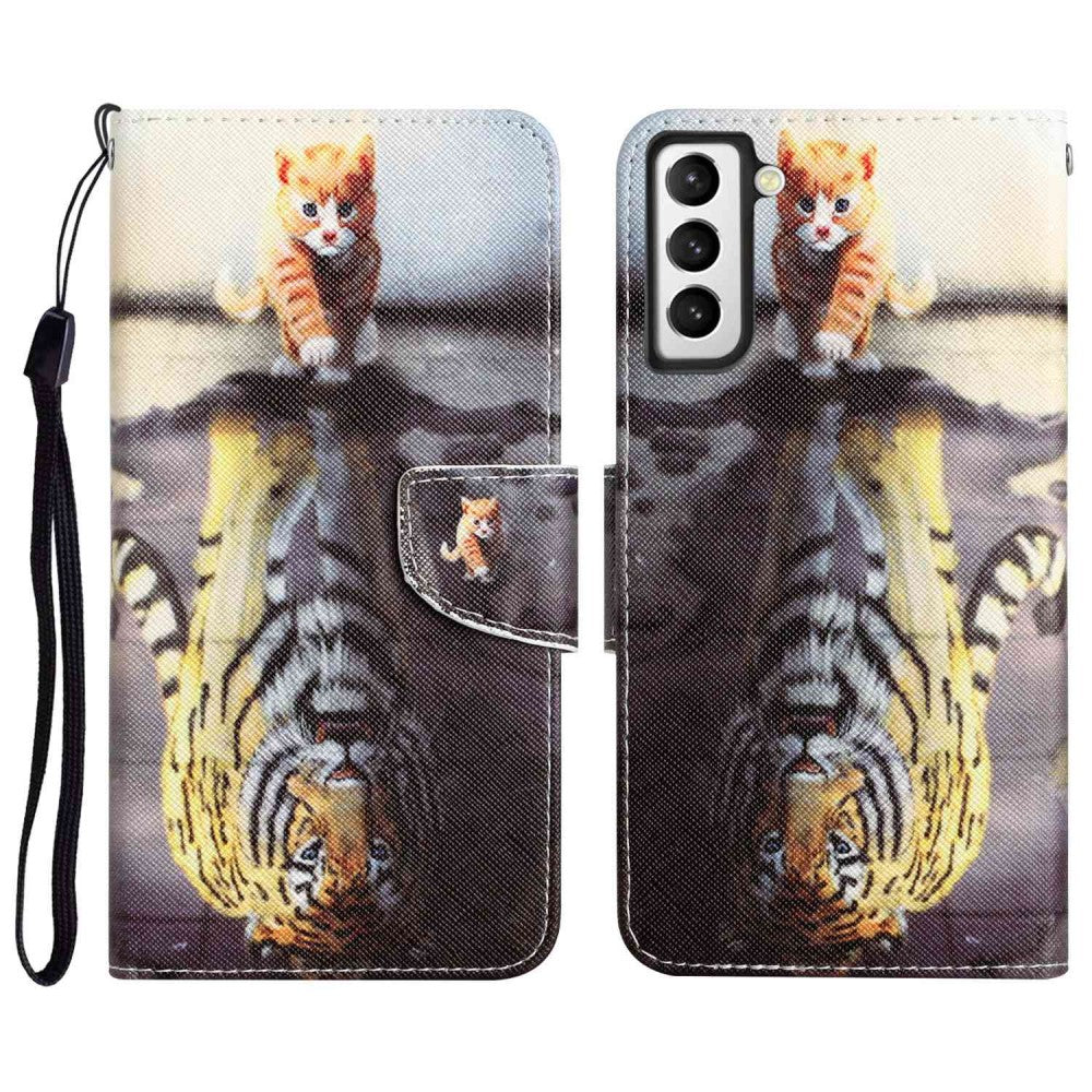 Wonderland Samsung Galaxy S23 flip case - Tiger