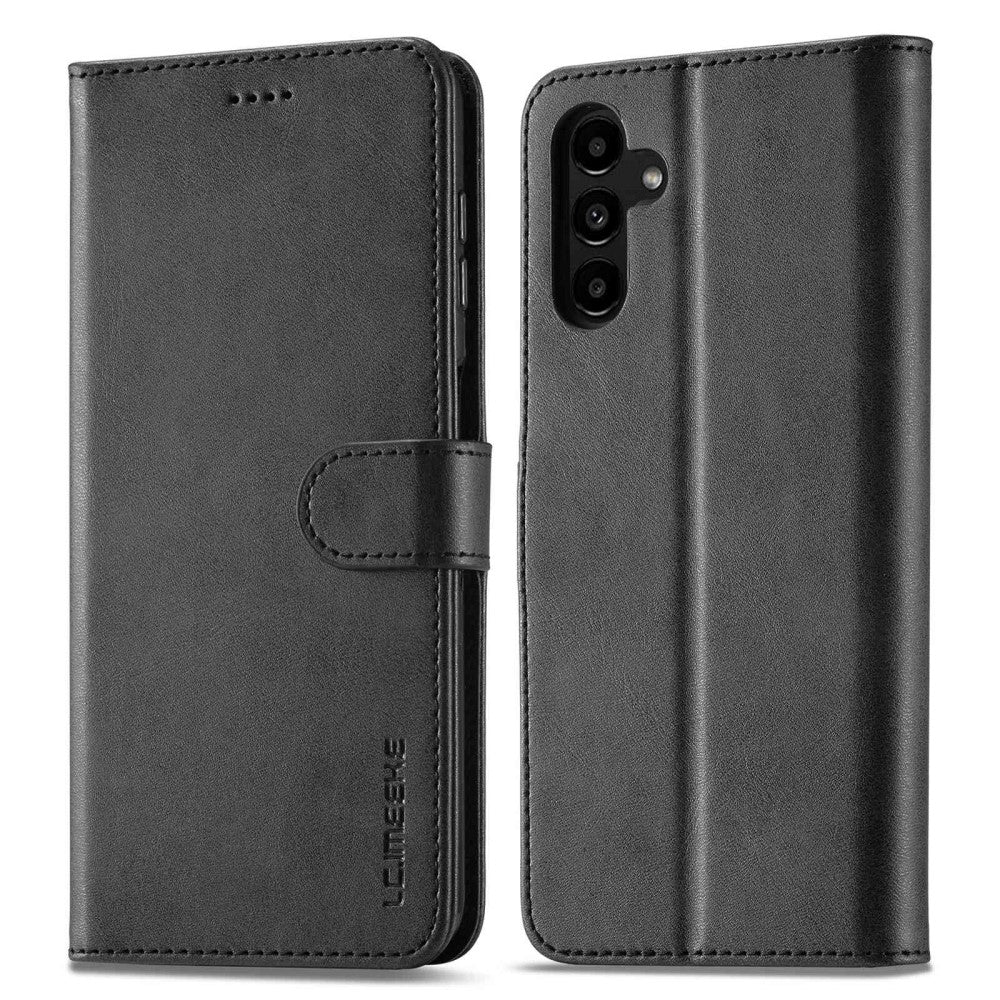 LC.IMEEKE Samsung Galaxy A14 Flip Case - Black