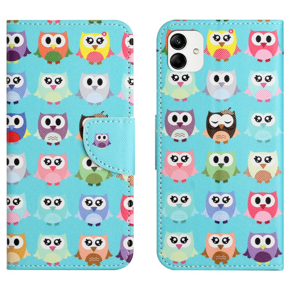 Wonderland Samsung Galaxy A04e flip case - Owls