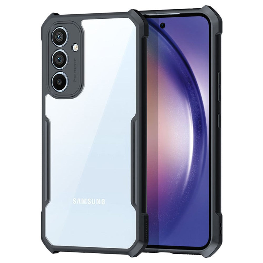 Shockproof hybrid cover for Samsung Galaxy A54 - Black