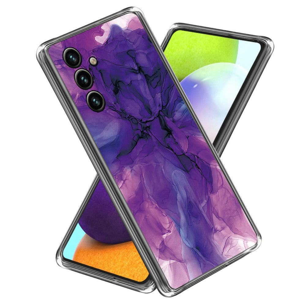 Marble Samsung Galaxy A54 case - Dreamy Purple Marble