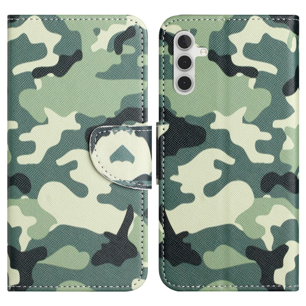 Wonderland Samsung Galaxy A54 flip case - Camouflage