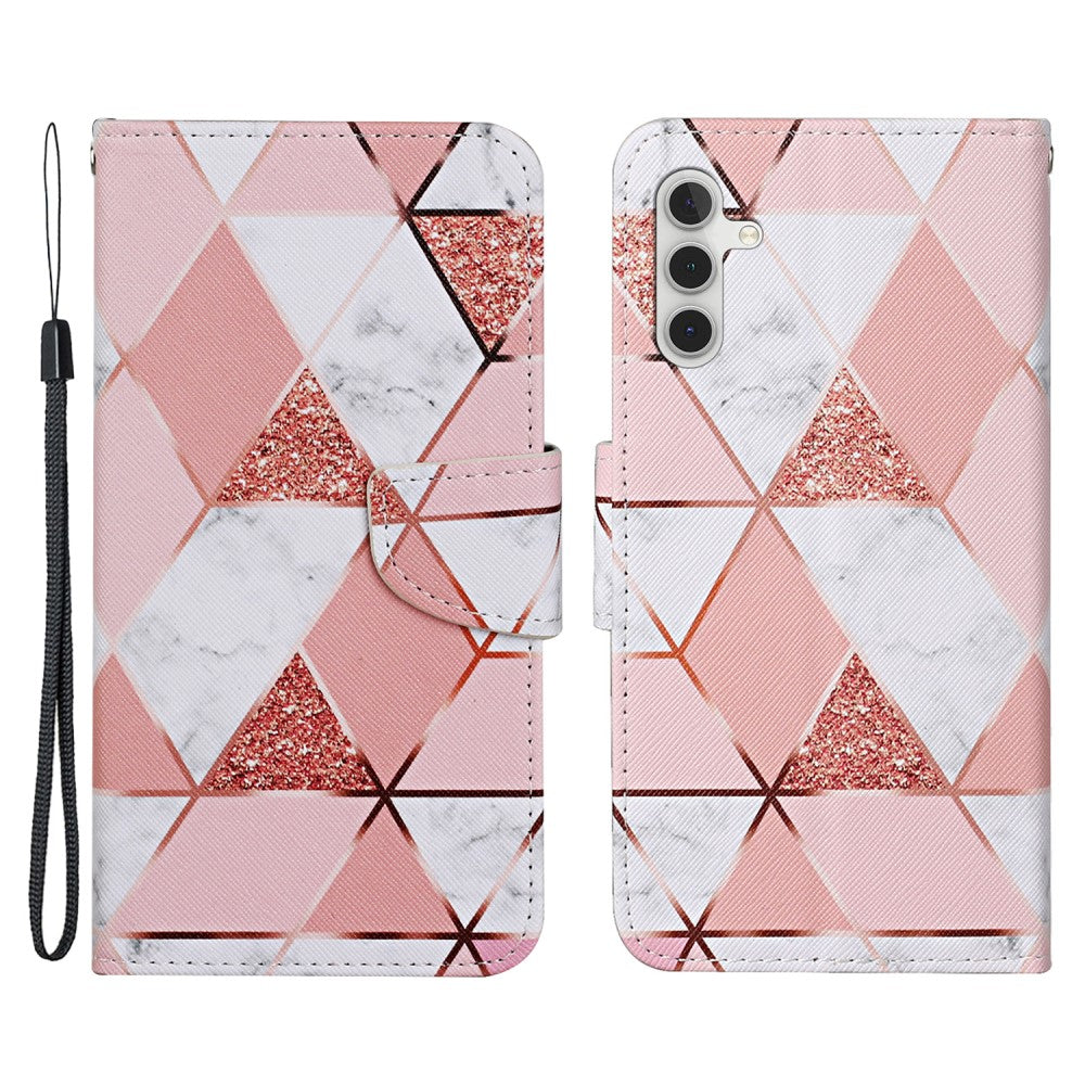 Wonderland Samsung Galaxy A54 flip case - Marble Pattern