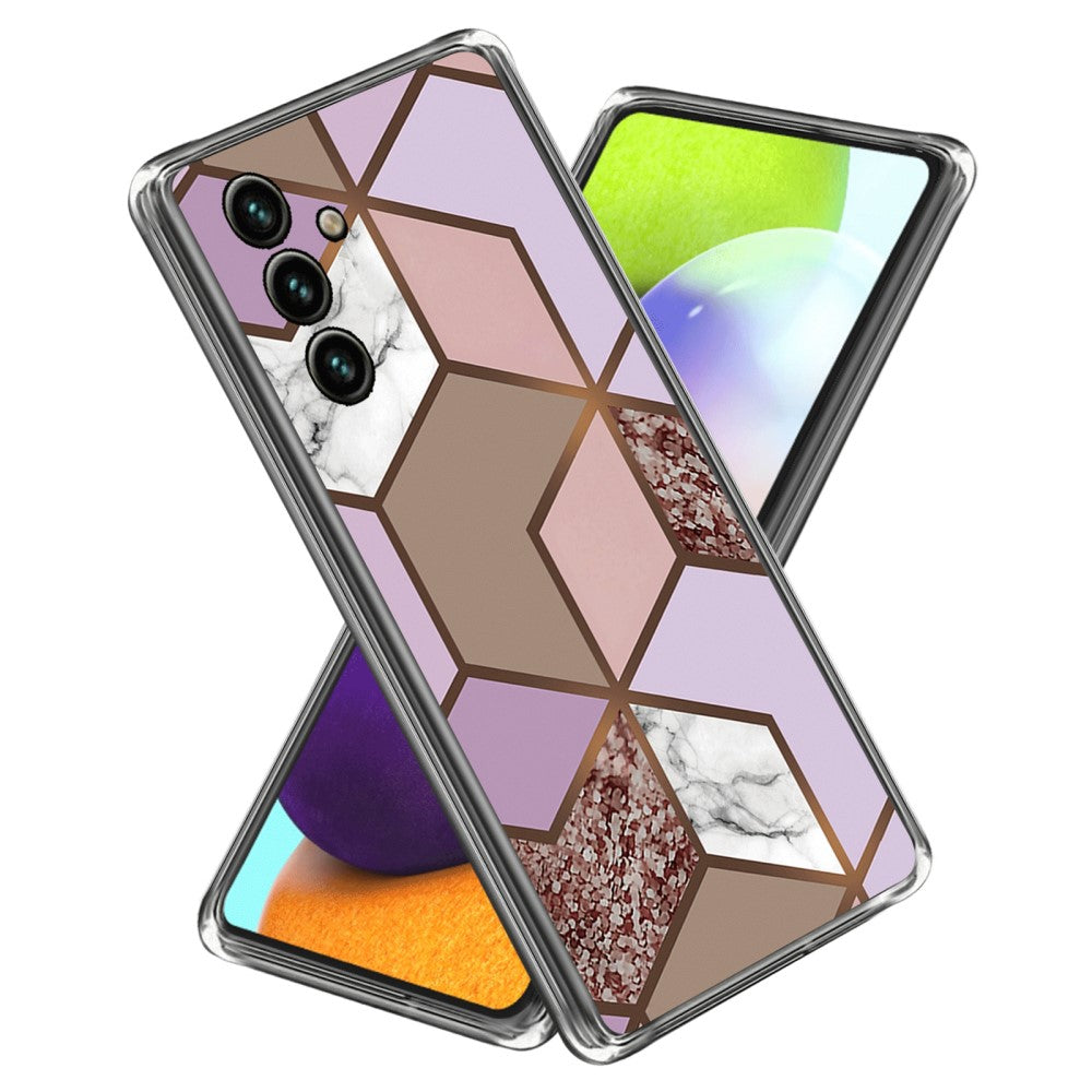 Marble Samsung Galaxy A34 5G case - Golden Tile