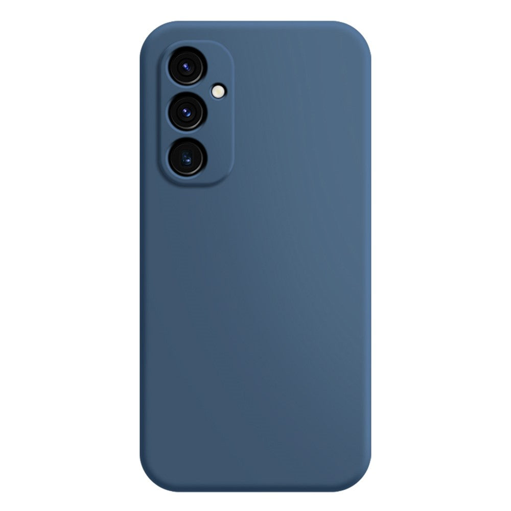 Beveled anti-drop rubberized cover for Samsung Galaxy A34 5G - Dark Blue