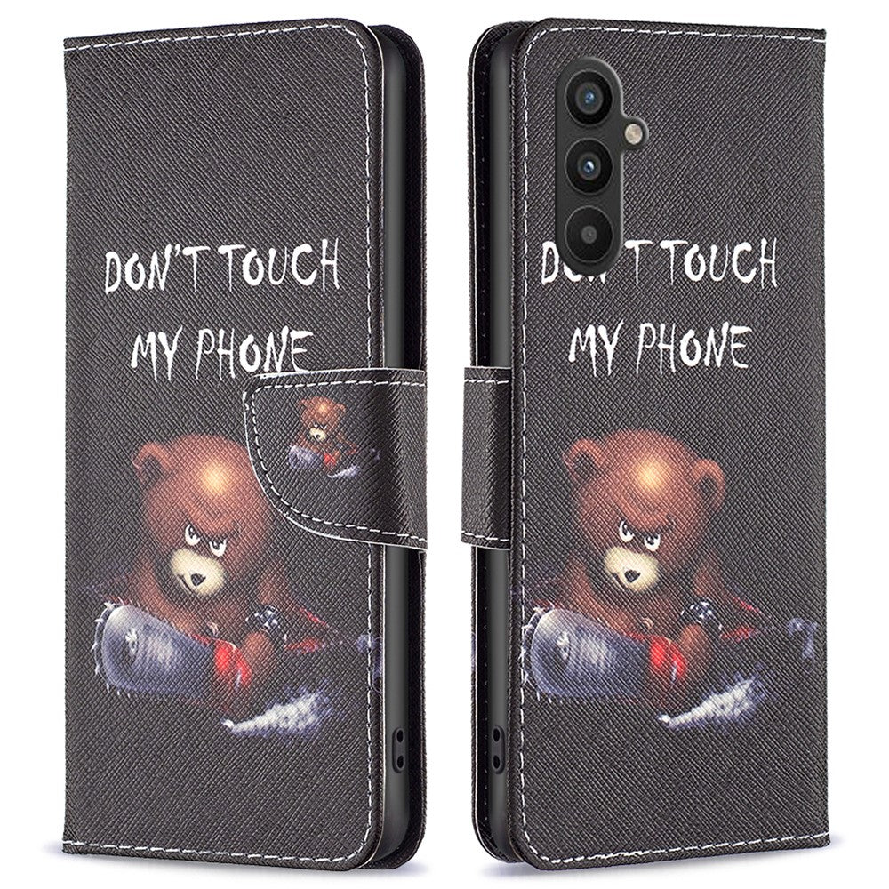 Wonderland Samsung Galaxy A34 5G flip case - Bear