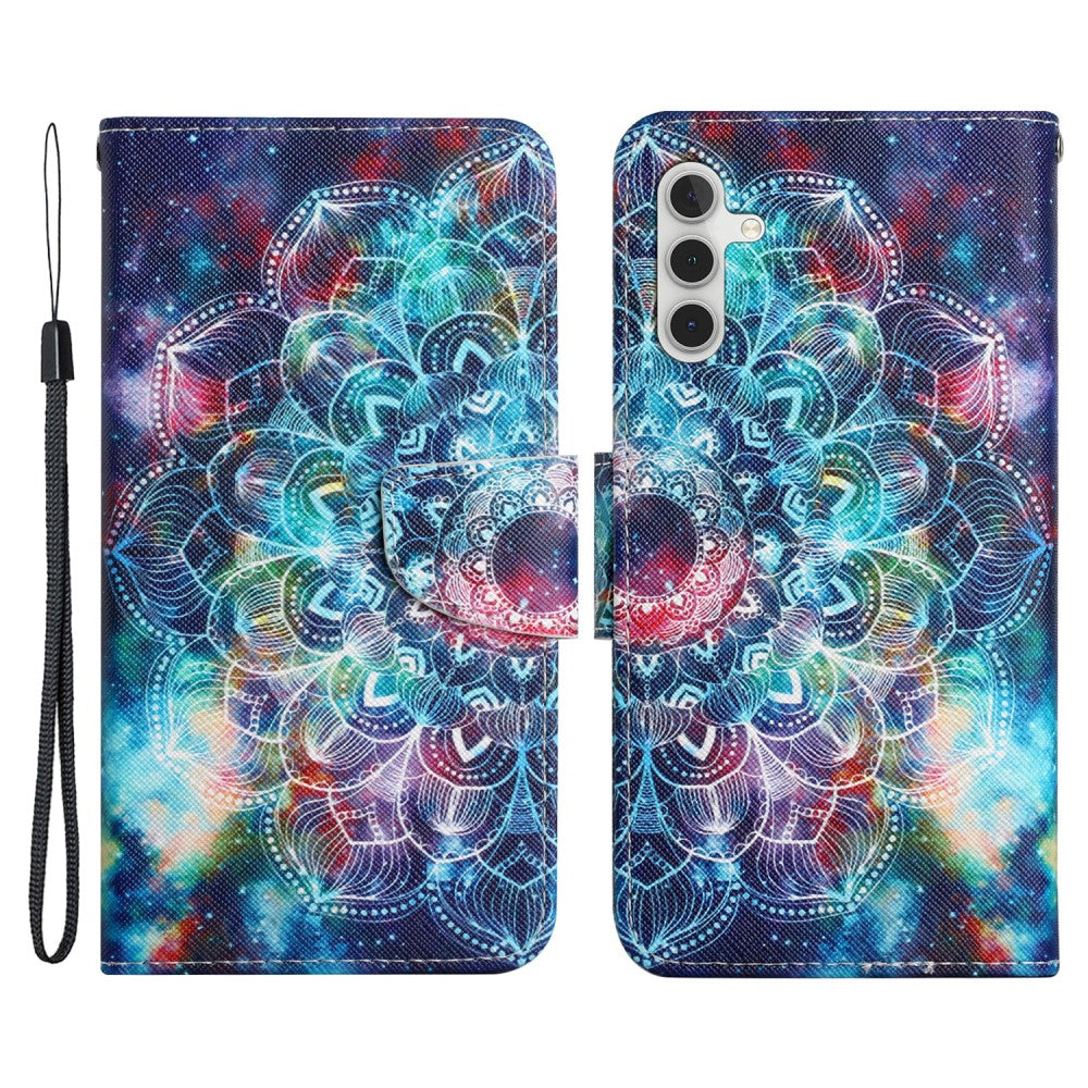 Wonderland Samsung Galaxy A34 5G flip case - Starry Sky / Mandala