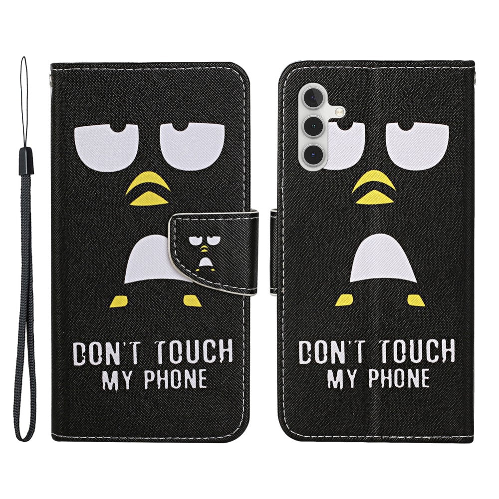 Wonderland Samsung Galaxy A34 5G flip case - Penguin