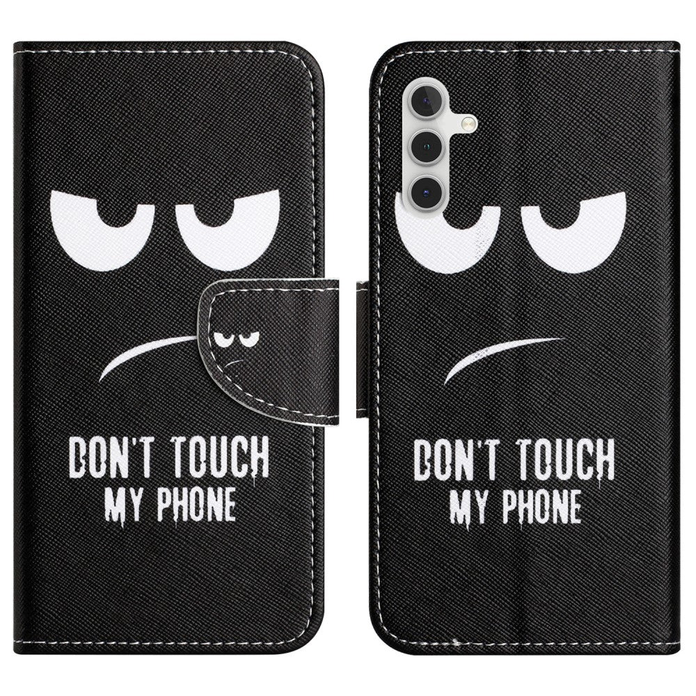 Wonderland Samsung Galaxy A24 4G flip case - Don\'t Touch My Phone