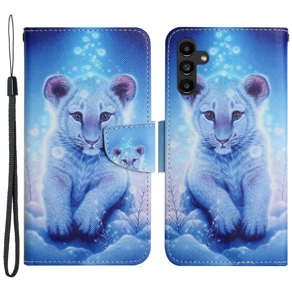 Wonderland Samsung Galaxy A24 4G flip case - Leopard