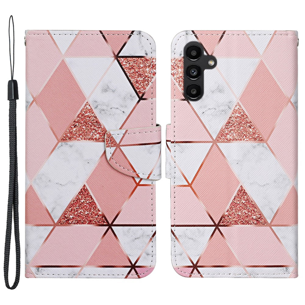 Wonderland Samsung Galaxy A24 4G flip case - Marble Pattern