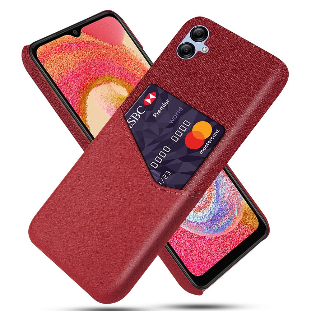 Bofink Samsung Galaxy F04 / A04e / M04 Card cover - Red