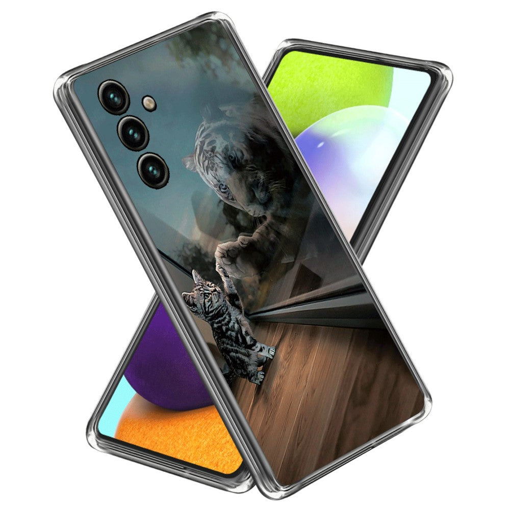 Deco Samsung Galaxy M14 case - Mirror Cat