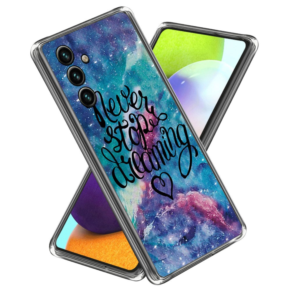 Deco Samsung Galaxy M14 case - Never Stop Dreaming