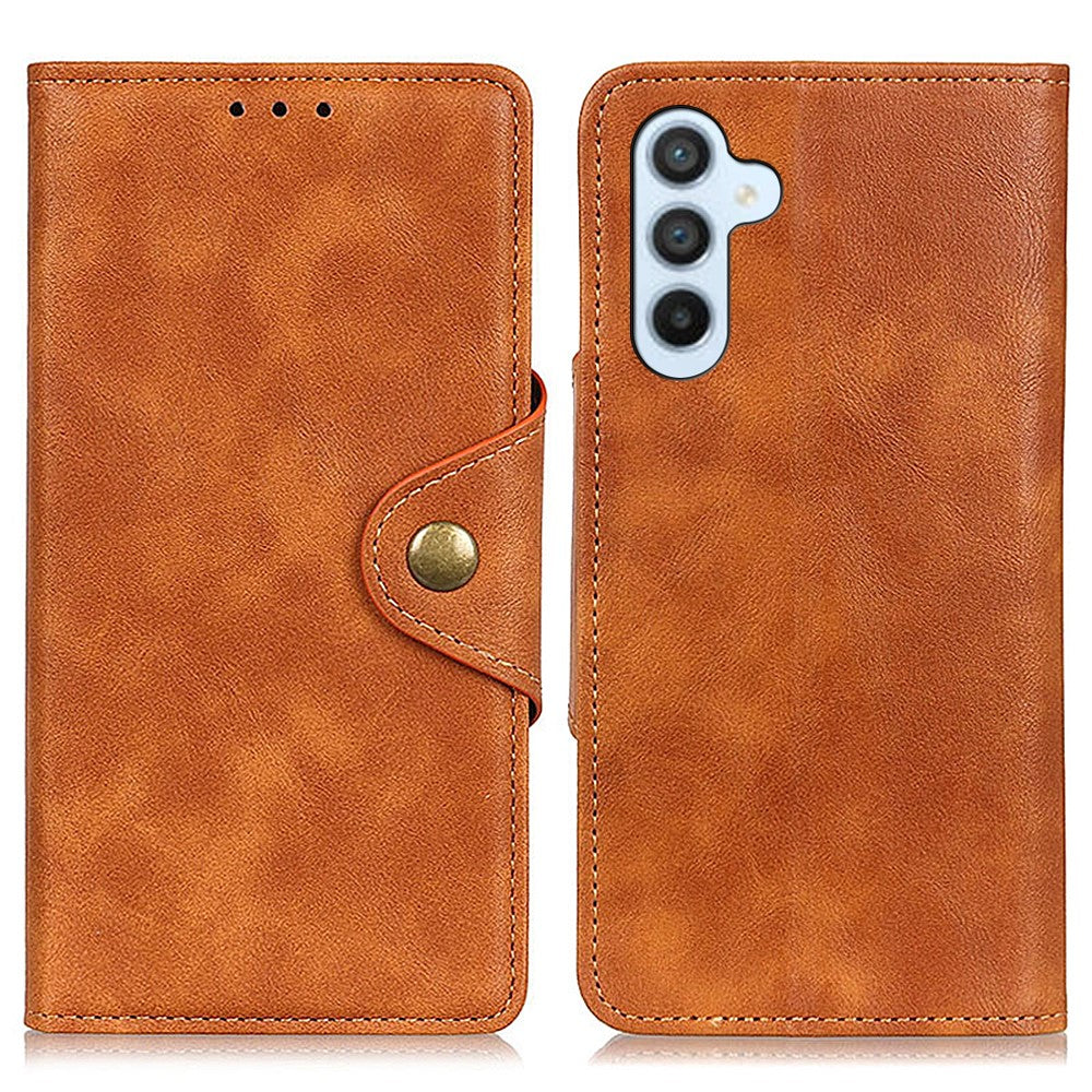 Alpha Samsung Galaxy M14 flip case - Brown