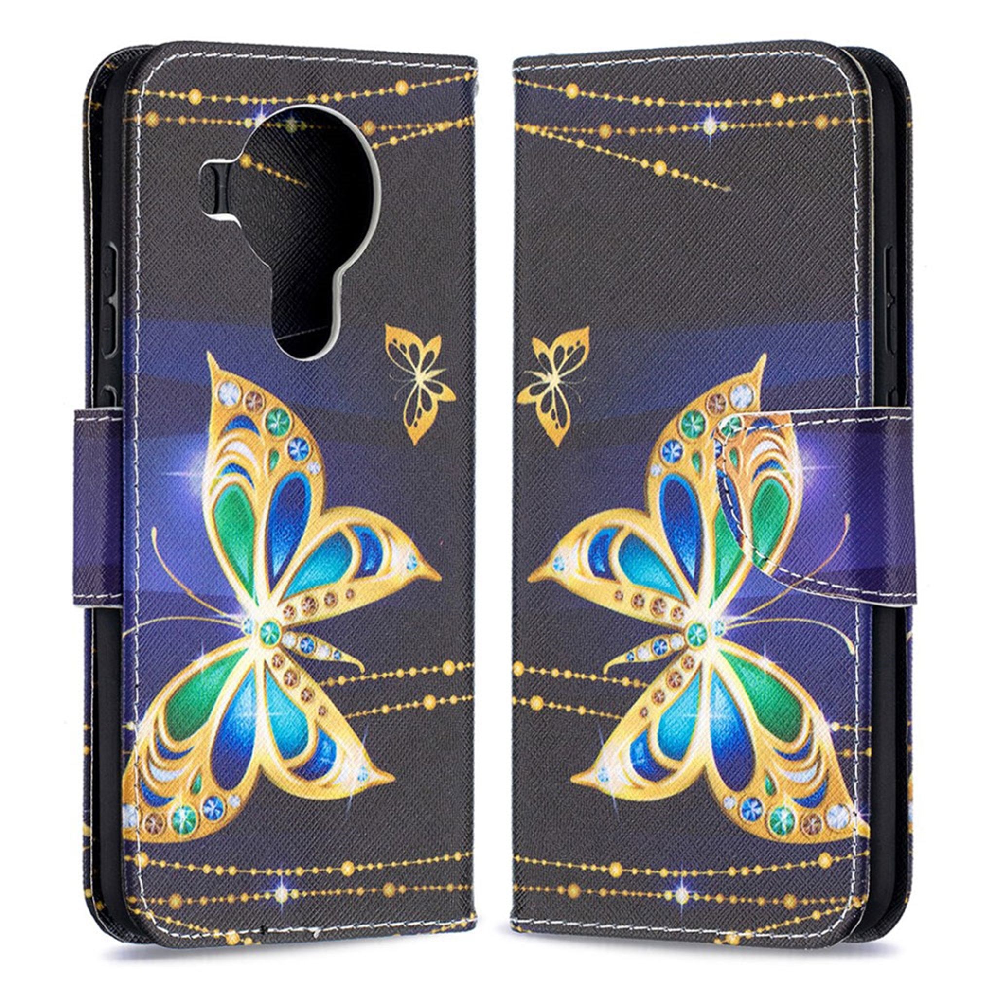 Wonderland Nokia 5.4 flip case - Beautiful Butterfly