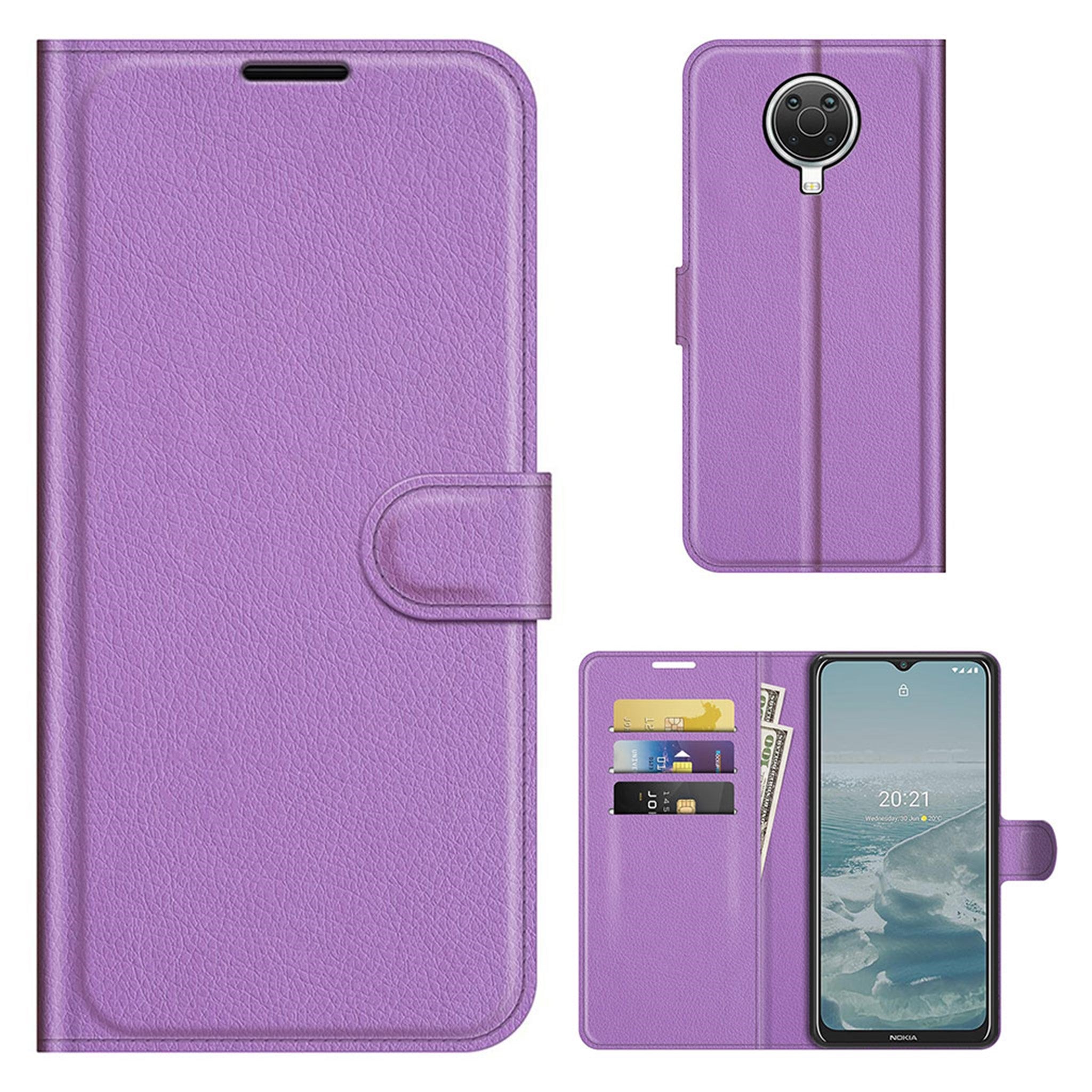 Classic Nokia G20 flip case - Purple