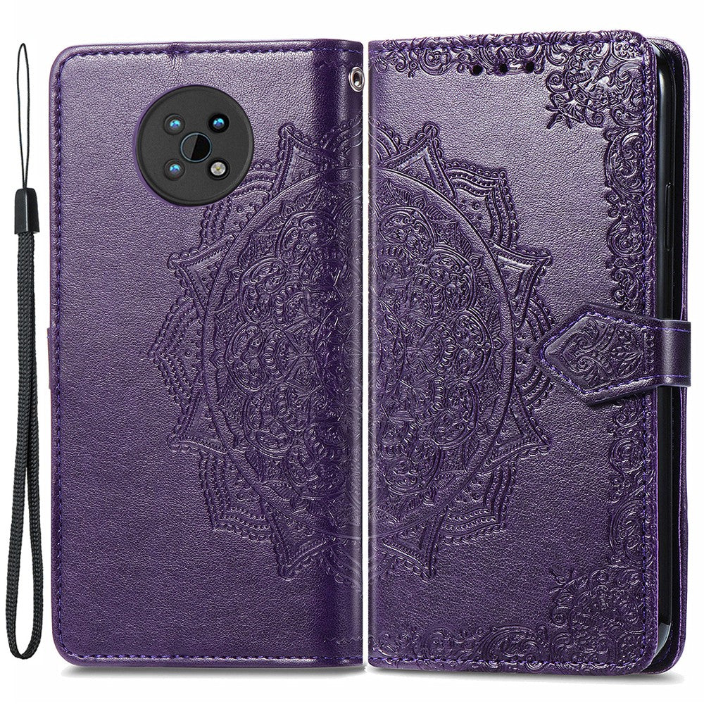 Mandala Nokia G50 Flip case - Purple