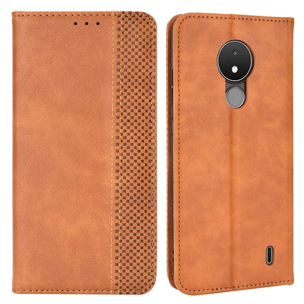 Bofink Vintage Nokia C21 leather case - Brown