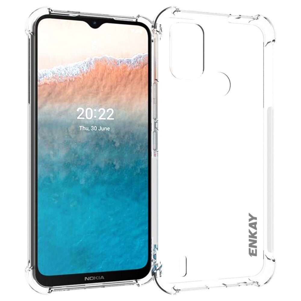 ENKAY clear drop-proof case for Nokia C21 Plus