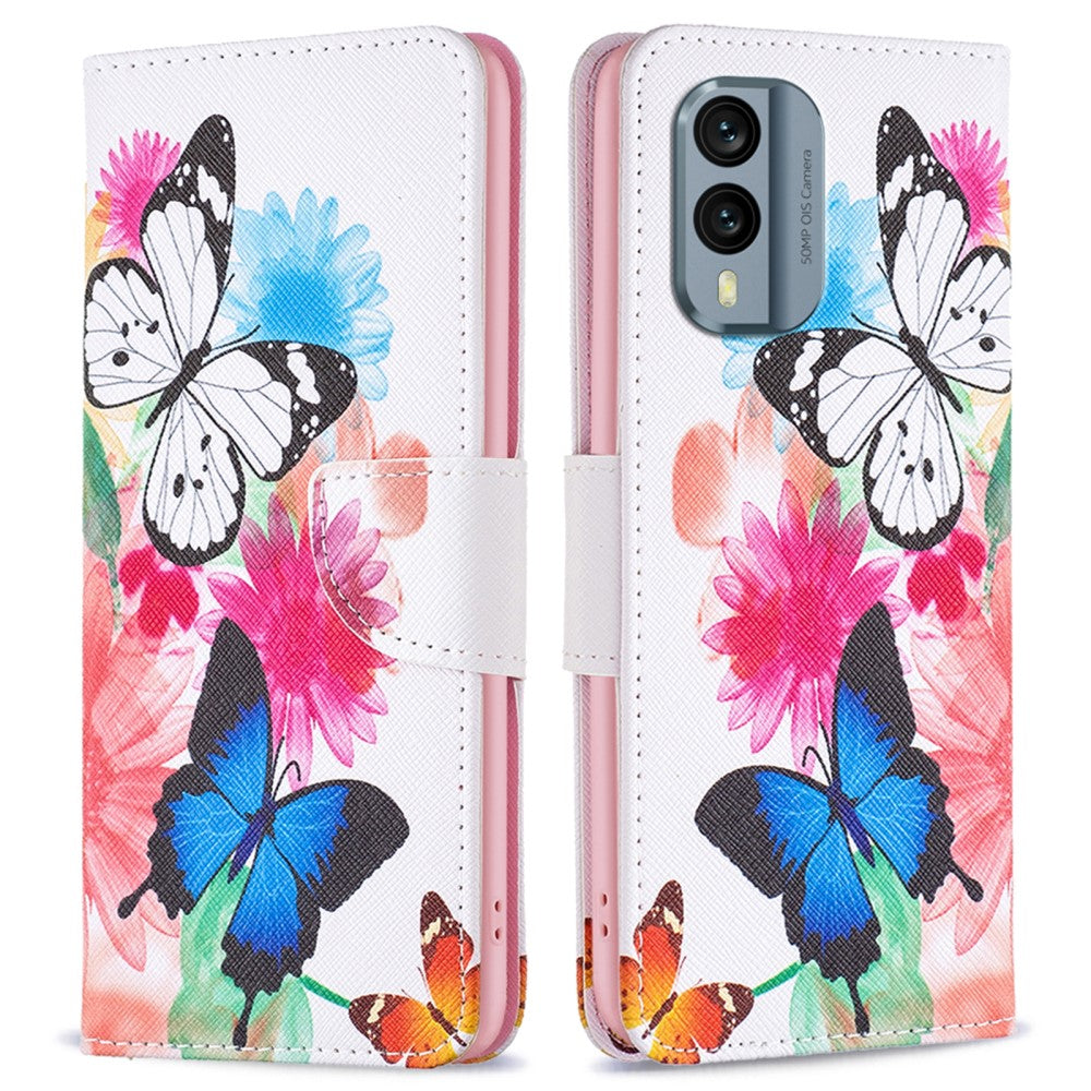 Wonderland Nokia X30 flip case - Two Butterflies