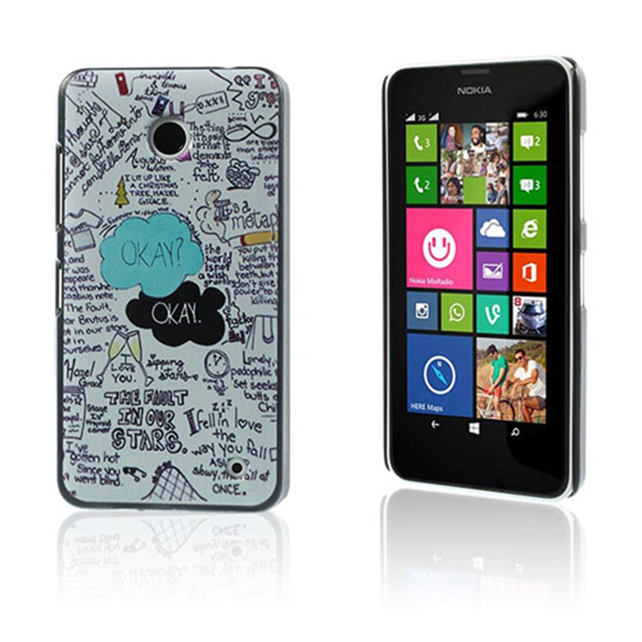 Persson Nokia Lumia 630/635 Cover - Quote The Fault In Our Stars