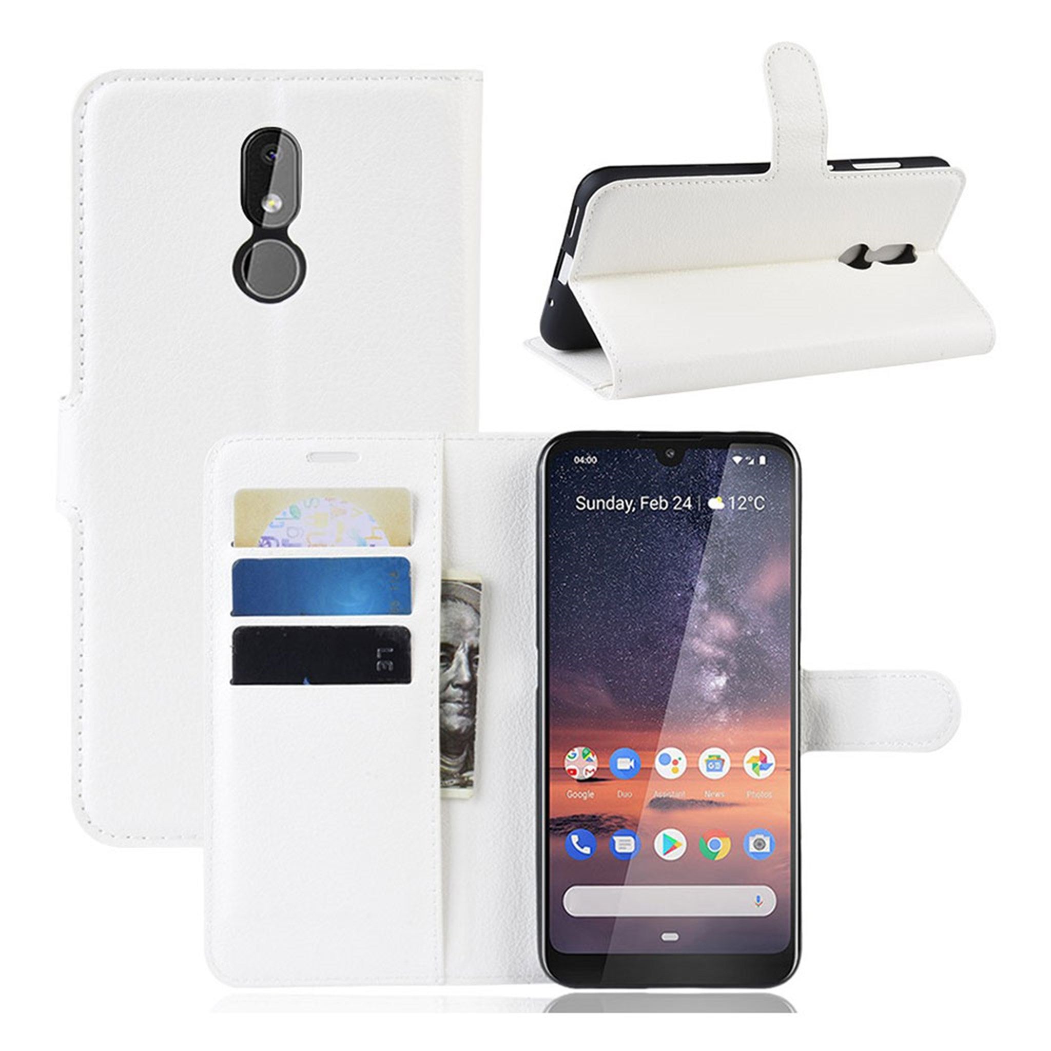 Classic Nokia 3.2 flip case - White