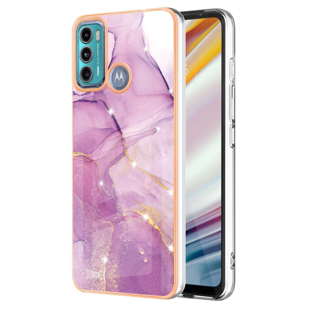 Marble Motorola Moto G40 Fusion / Moto G60 case - Purple / Pink Marble