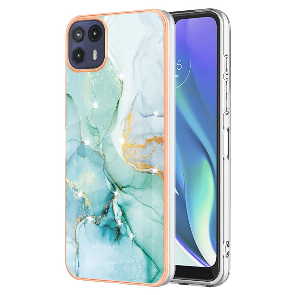 Marble Motorola Moto G50 5G case - Green Marble