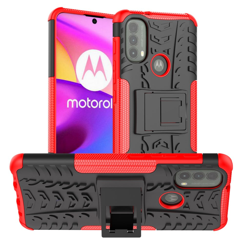 Offroad case - Motorola Moto E40 - Red